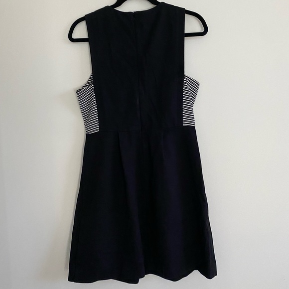 Madewell Abroad Dress black with stripe side panel - Picture 7 of 9